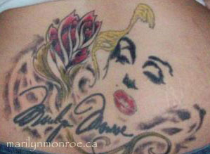Marilyn Monroe Tattoo: Laura