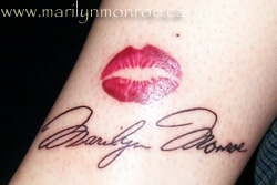 Marilyn Monroe Tattoo: Laura