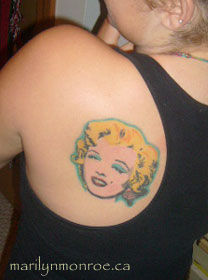 Marilyn Monroe Tattoo: Lauren