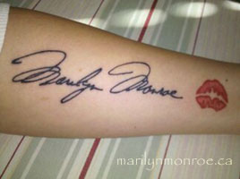 Marilyn Monroe Tattoo: Lauren Wolf