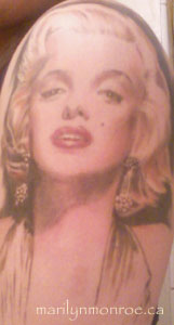 Marilyn Monroe Tattoo: Lisa Esparza