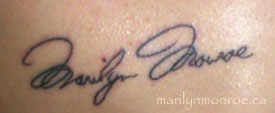Marilyn Monroe Tattoo: Liz