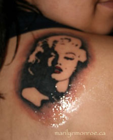 Marilyn Monroe Tattoo: Marisol Audette