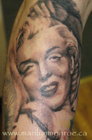 Marilyn Monroe Tattoo: Matt