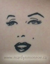Marilyn Monroe Tattoo: Meaghan