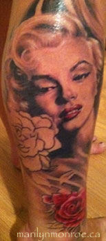 Marilyn Monroe Tattoo: Nathalie Duquette