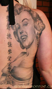 Marilyn Monroe Tattoo: Nicole Be Bell