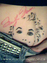 Marilyn Monroe Tattoo: Nina