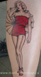 Marilyn Monroe Tattoo: Paul