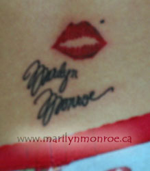 Marilyn Monroe Tattoo: Paula