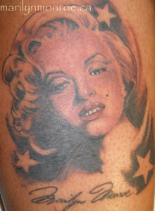 Marilyn Monroe Tattoo: Ricasso