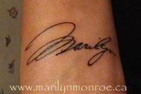 Marilyn Monroe Tattoo: Leia