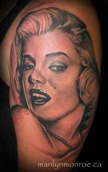 Marilyn Monroe Tattoo: Stacey