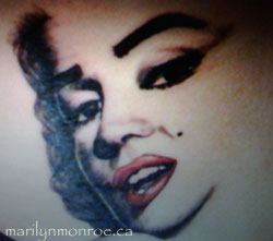 Marilyn Monroe Tattoo: Steffanie Stillwater