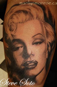Marilyn Monroe Tattoo: Steve