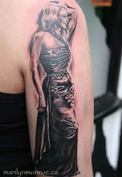 Marilyn Monroe Tattoo: Mirek vel Stotker