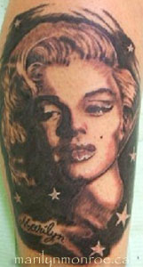 Marilyn Monroe Tattoo: Susana