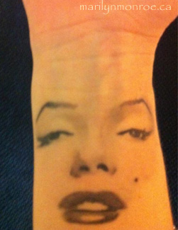 Marilyn Monroe Tattoo: Suzie Kennedy
