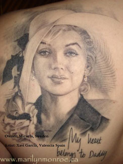 Marilyn Monroe Tattoo: Micaela