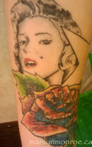 Marilyn Monroe Tattoo: Toscinia