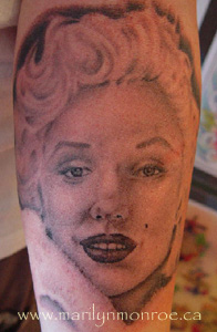 Marilyn Monroe Tattoo: Ty