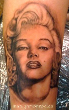 Marilyn Monroe Tattoo: Valarie