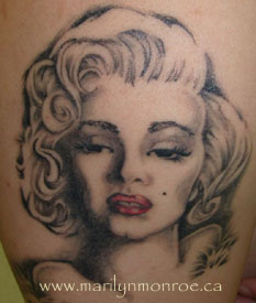 Marilyn Monroe Tattoo: Xia